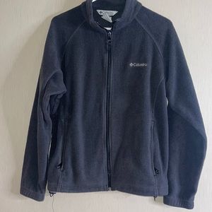Columbia black fleece xl jacket